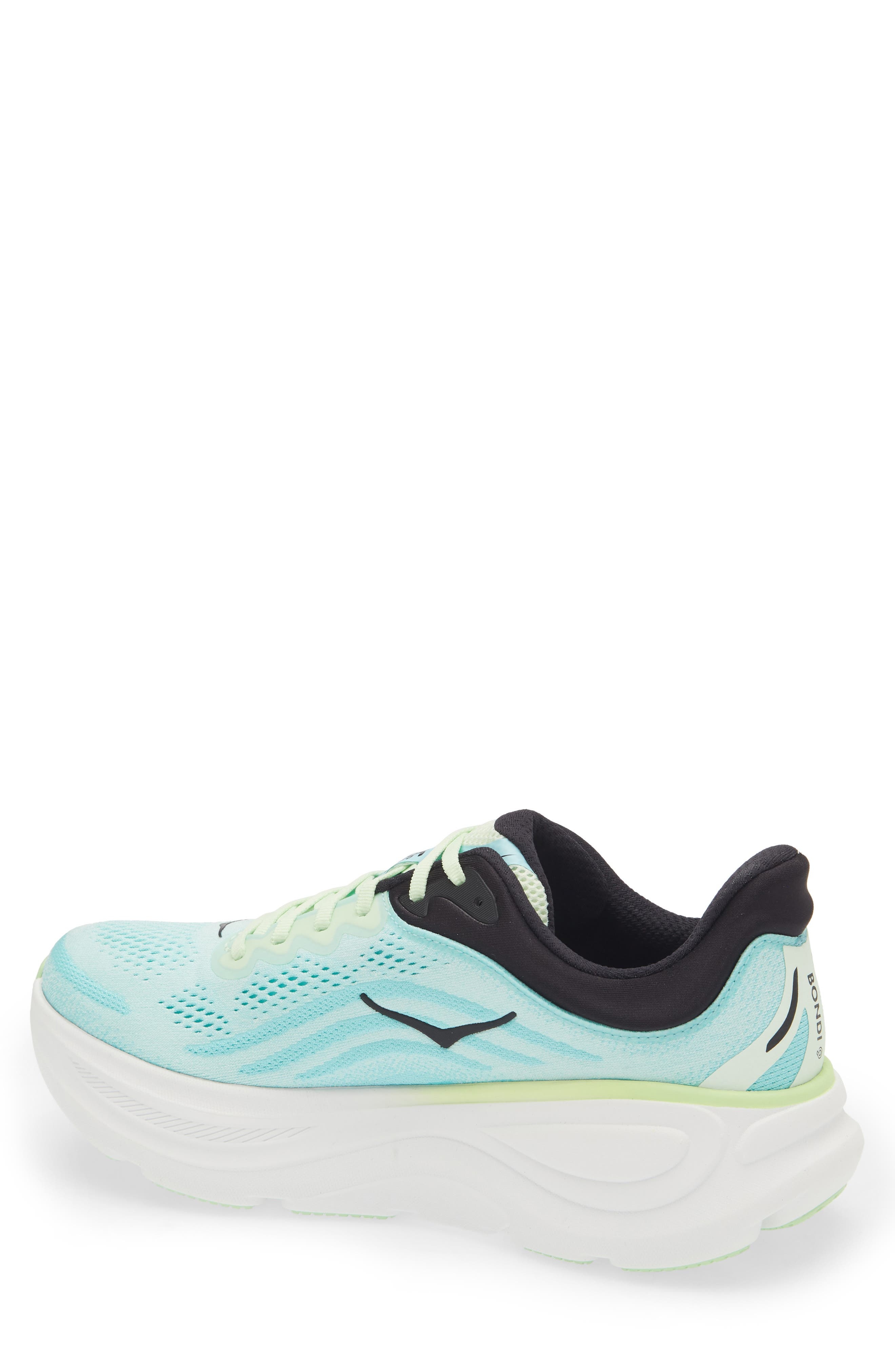 HOKA Bondi 9 Running Shoe in Luna Moth /Blue Spark at Nordstrom - 2