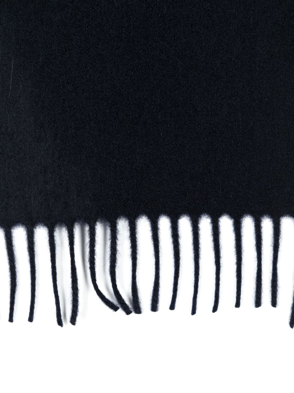 fringed cashmere scarf - 2