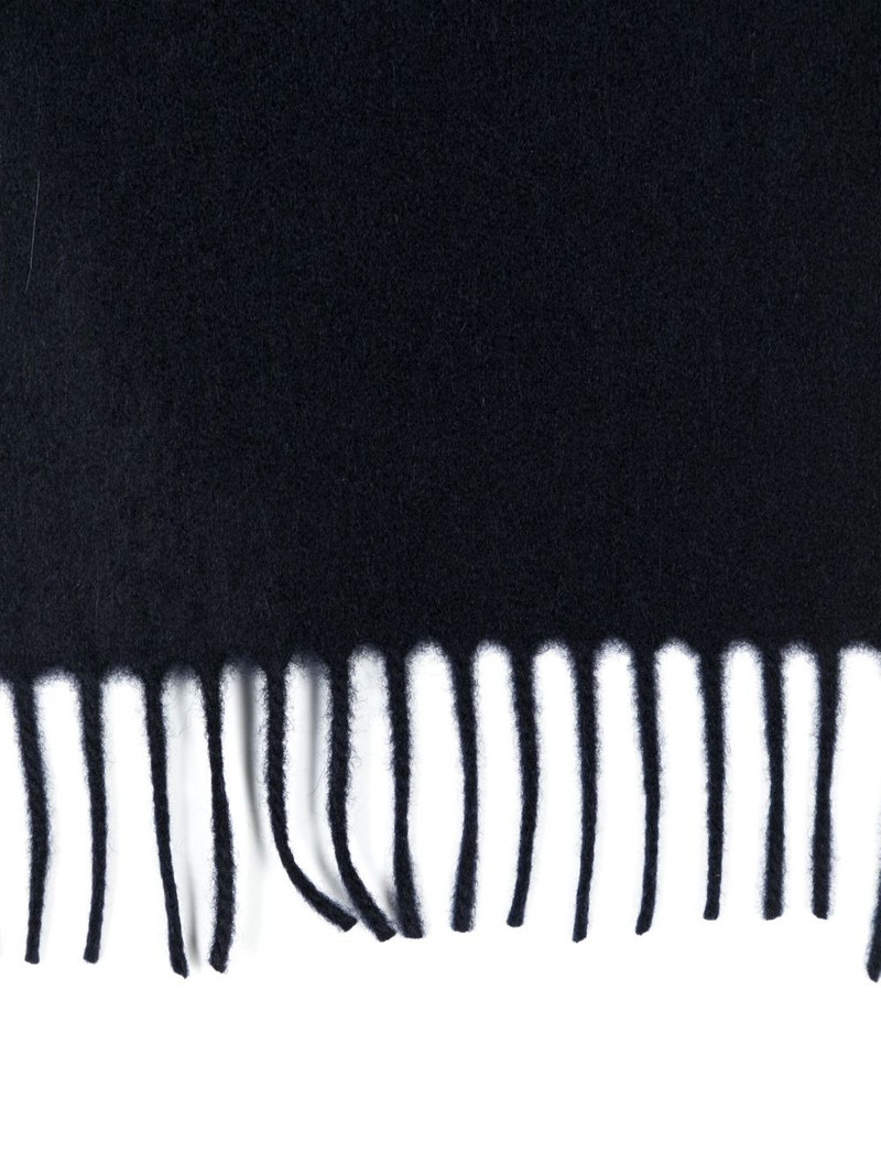 Prada fringed cashmere scarf outlook