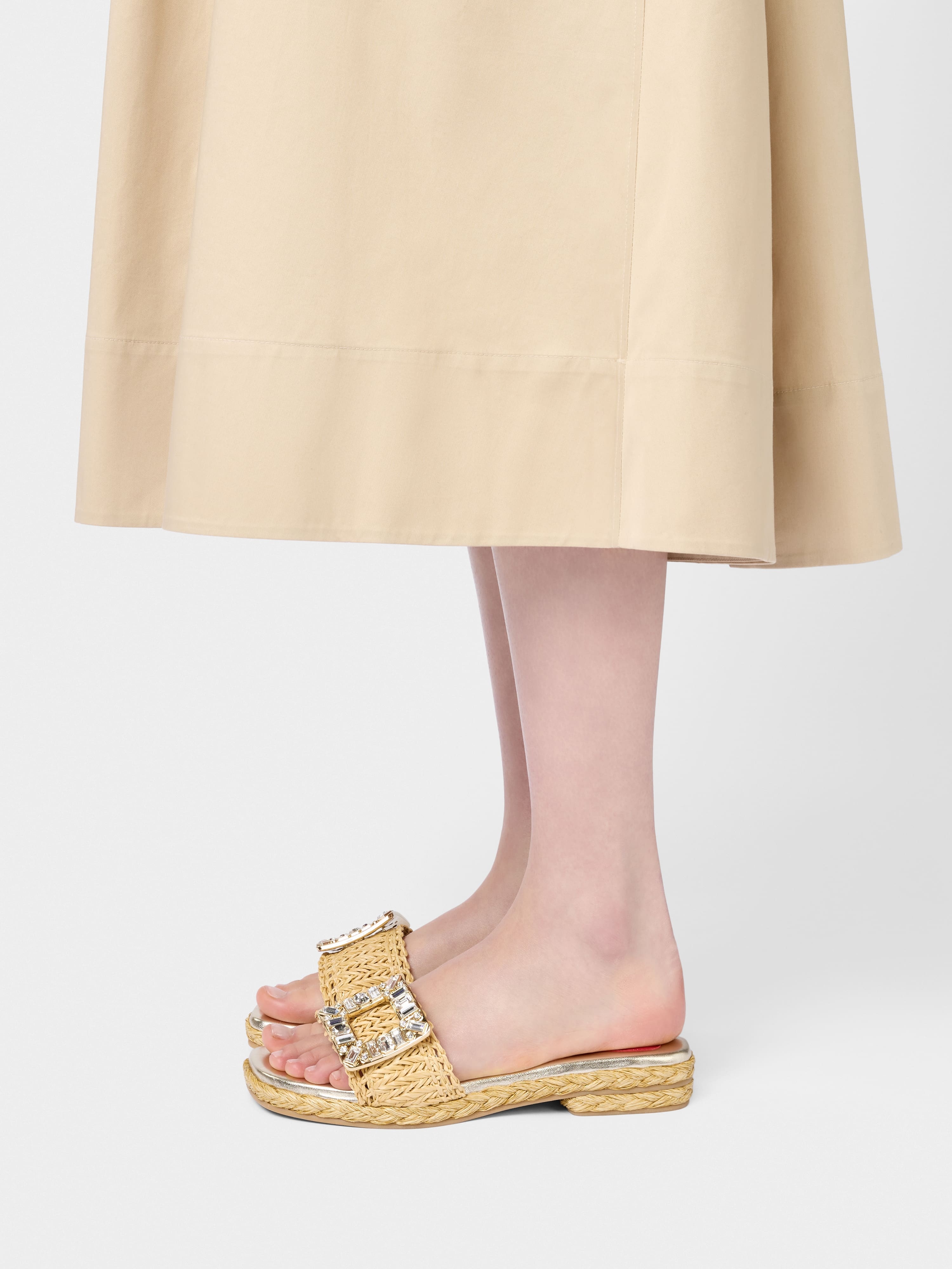 Espadrilles Mules in raffia - 7