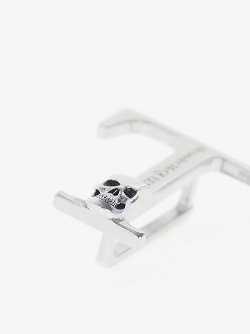 Alphabet Sneaker Charm in Silver - 2