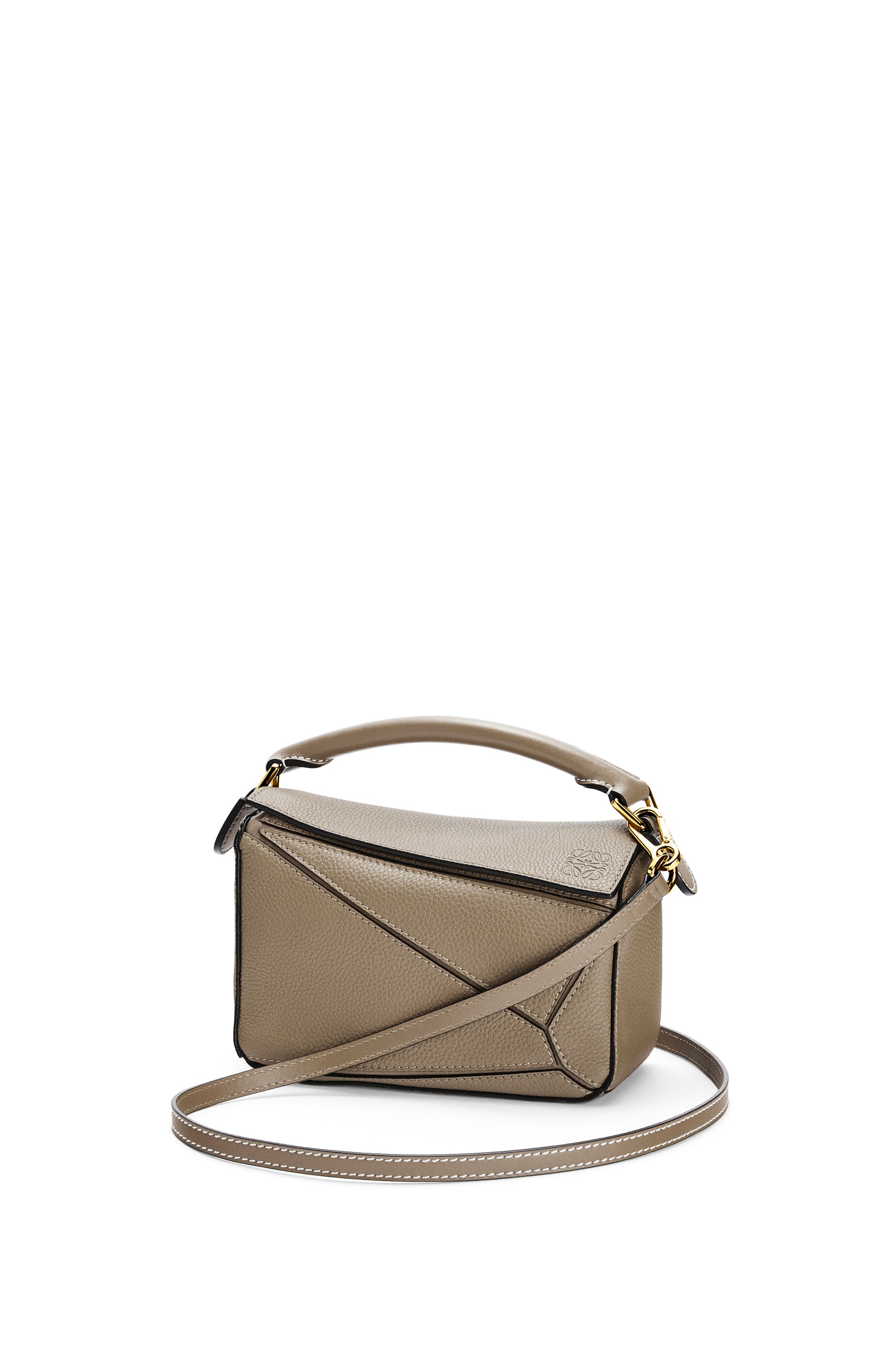 Mini Puzzle bag in soft grained calfskin - 2