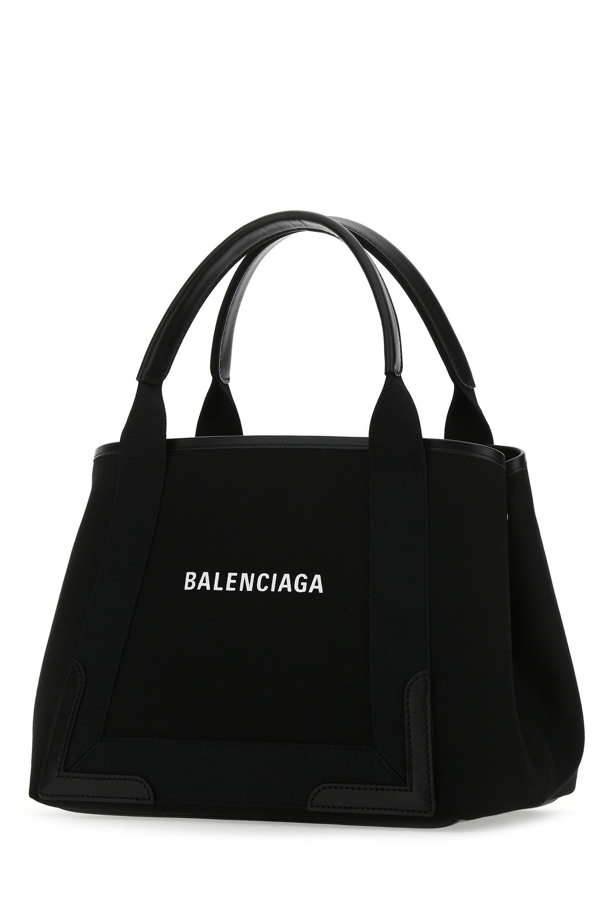 Black canvas small Cabas Navy handbag - 2