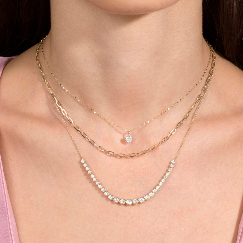 Dainty Paperclip Necklace 7