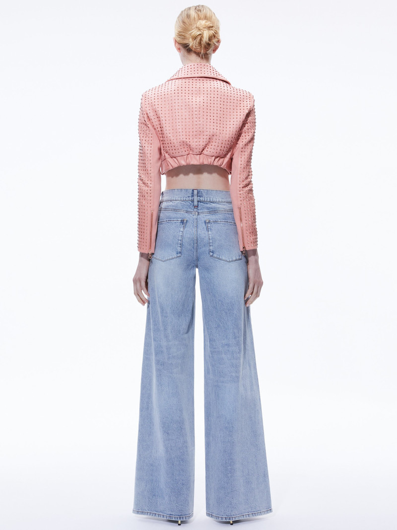 YARDLEY LEATHER STUDDED JACKET 3