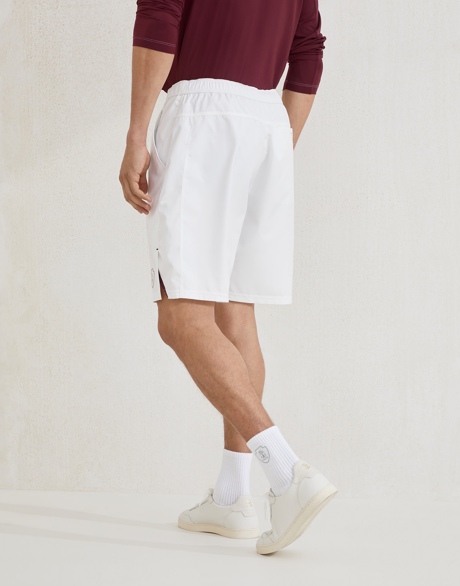 Nylon shorts with logo - 2