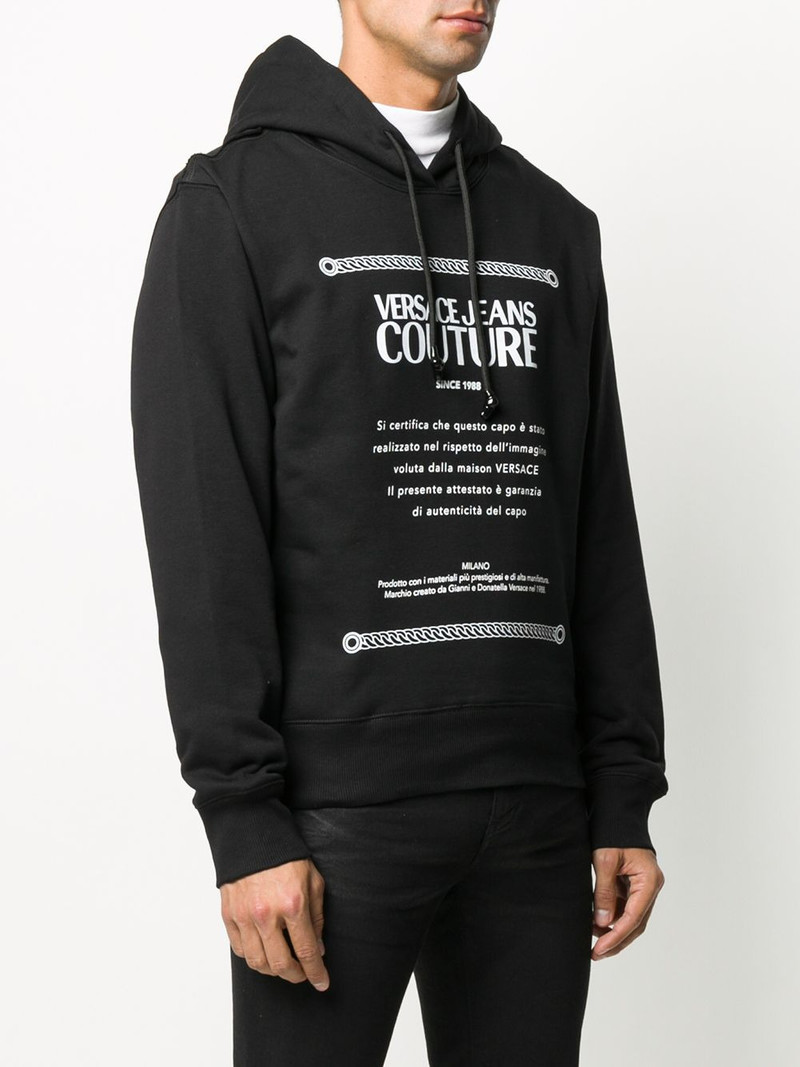 graphic-print logo hoodie 3