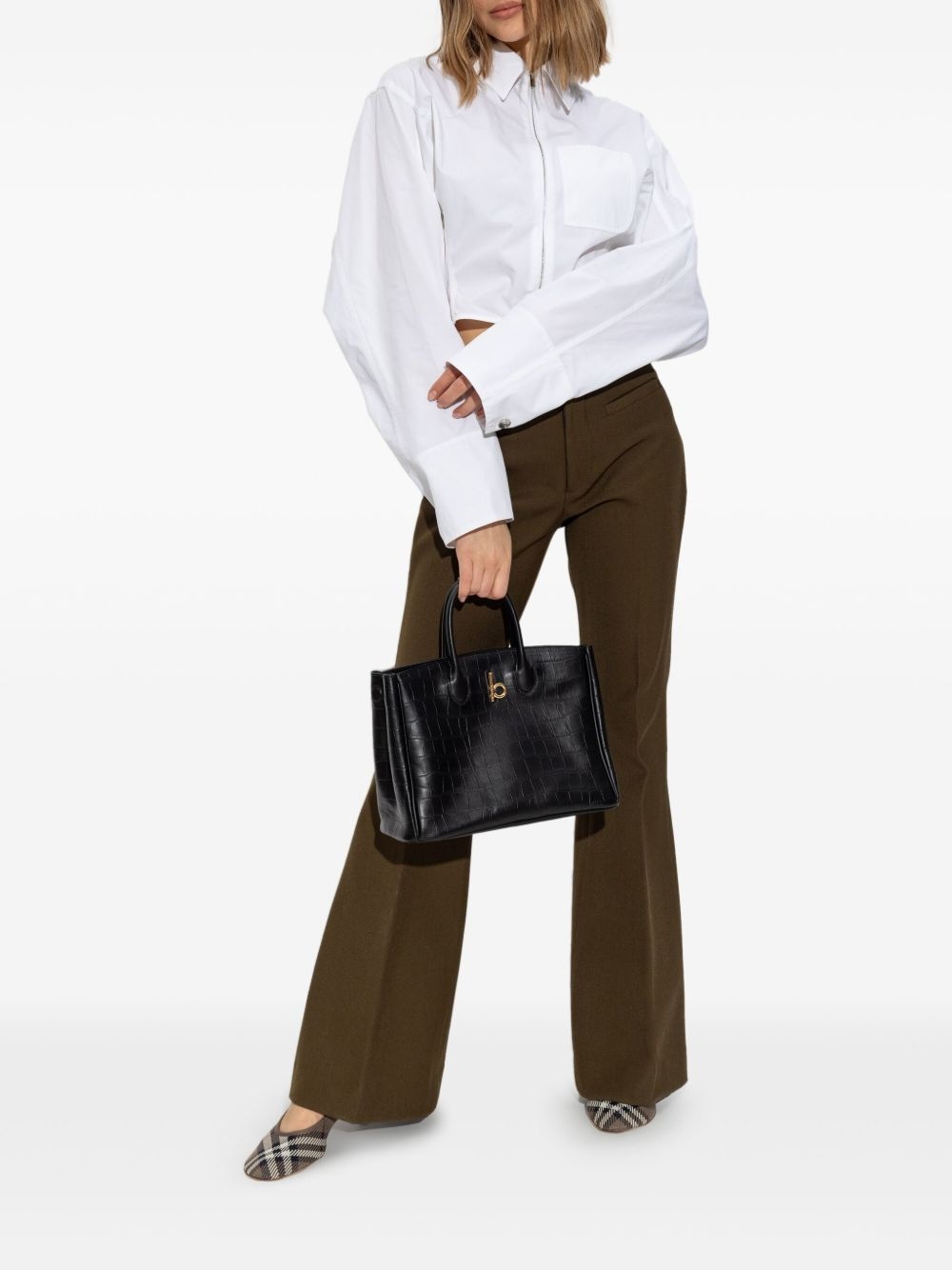 wool-blend trousers - 2