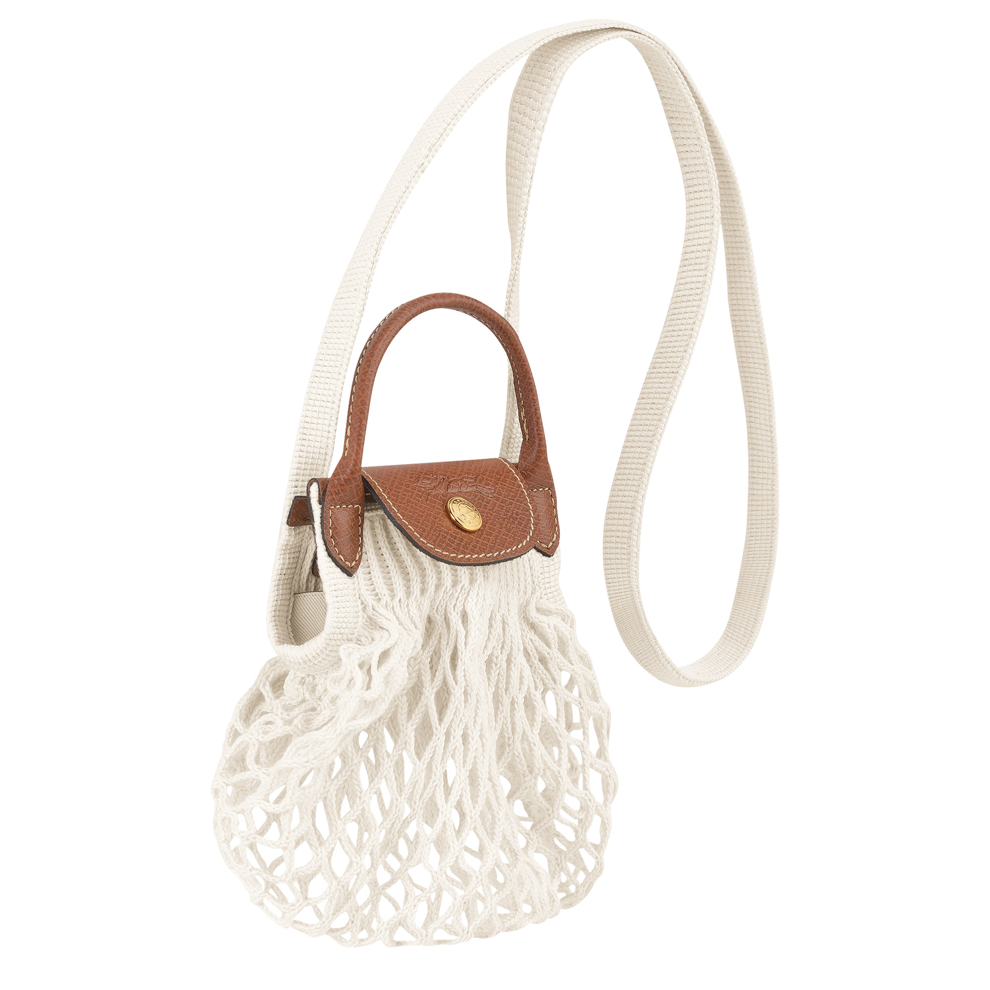 Le Pliage Filet XS Mesh bag Ecru - Canvas - 3