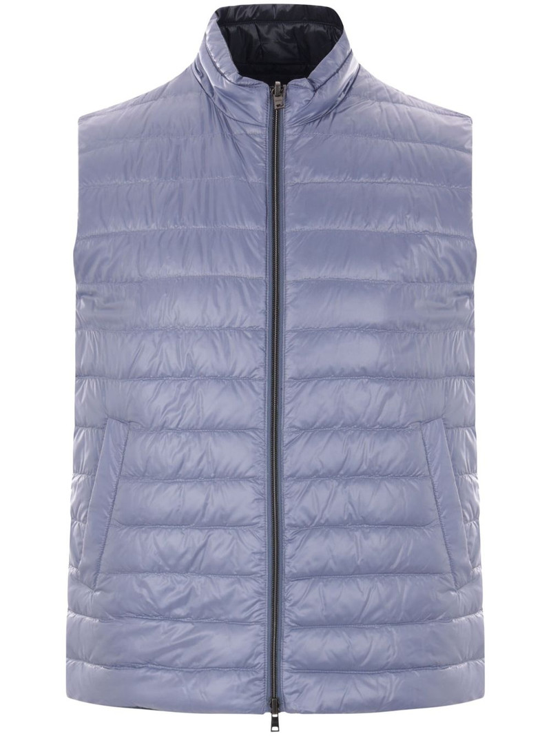 reversible puffer gilet 1