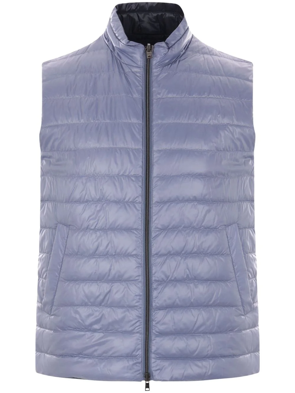 reversible puffer gilet - 1