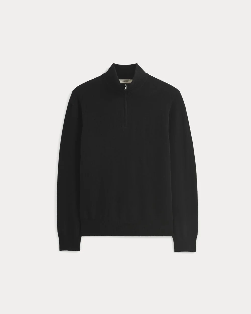 CASHMERE QUARTER ZIP SWEATER - 1