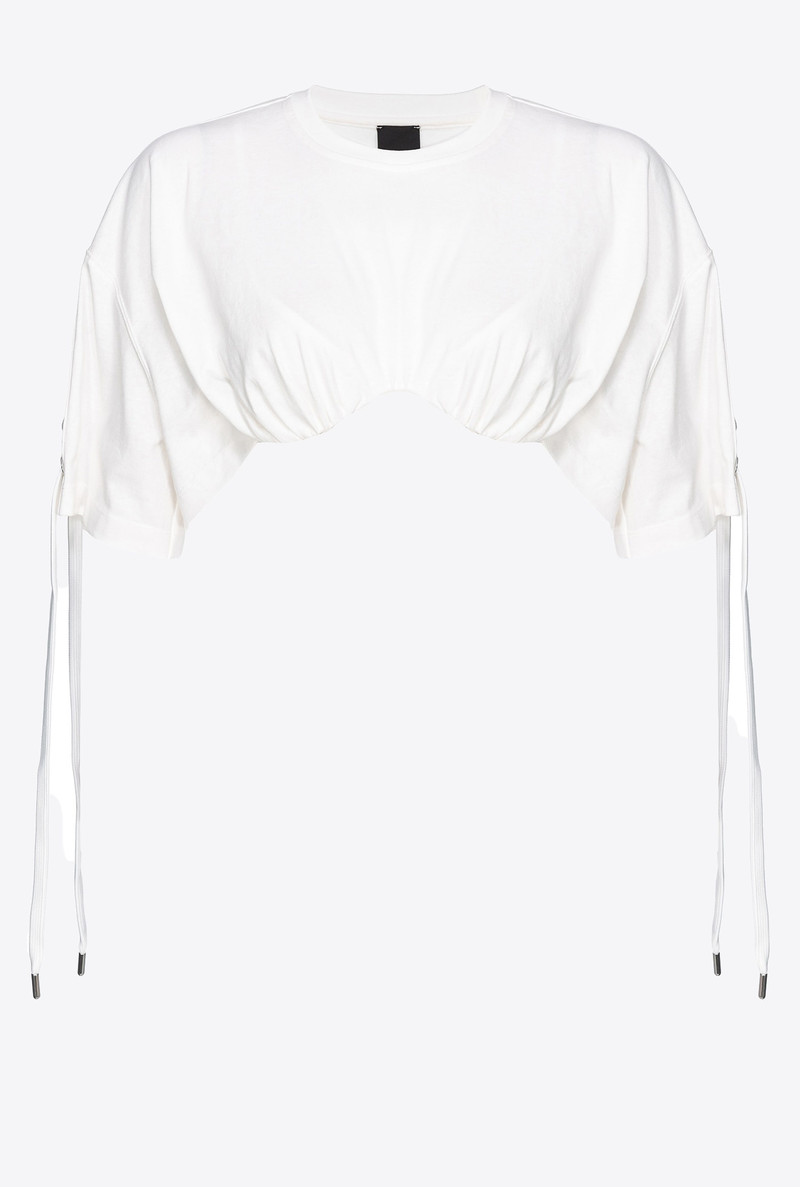 CROP TOP WITH CRISS-CROSSING LACING 1