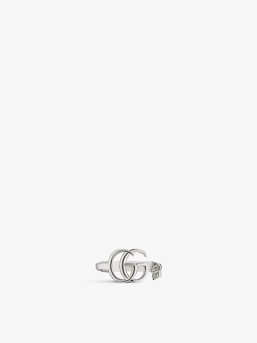 GG Marmont sterling-silver ring - 1