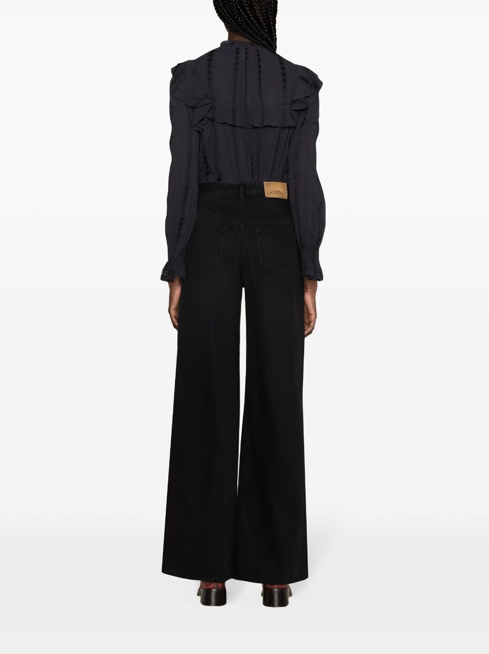Lemony wide-leg jeans - 4