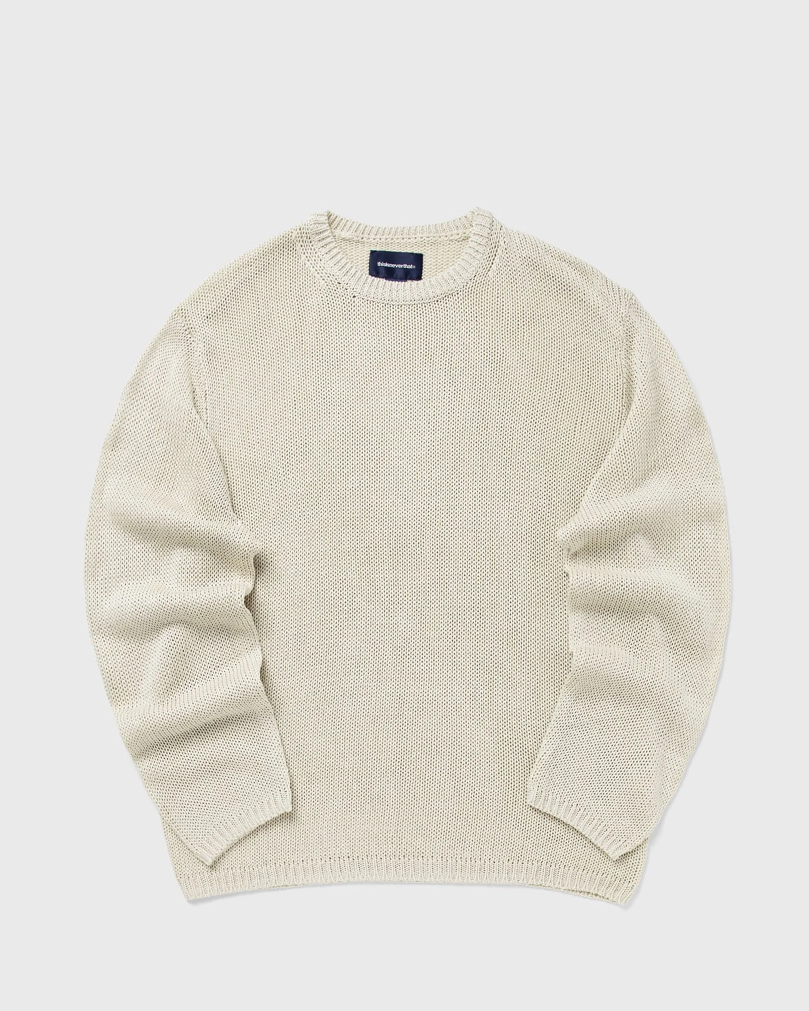 Loose Gauge Knit Crew - 1