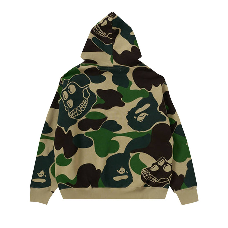 A BATHING APE® BAPE x BAYC Camo Pullover Hoodie 'Green' outlook