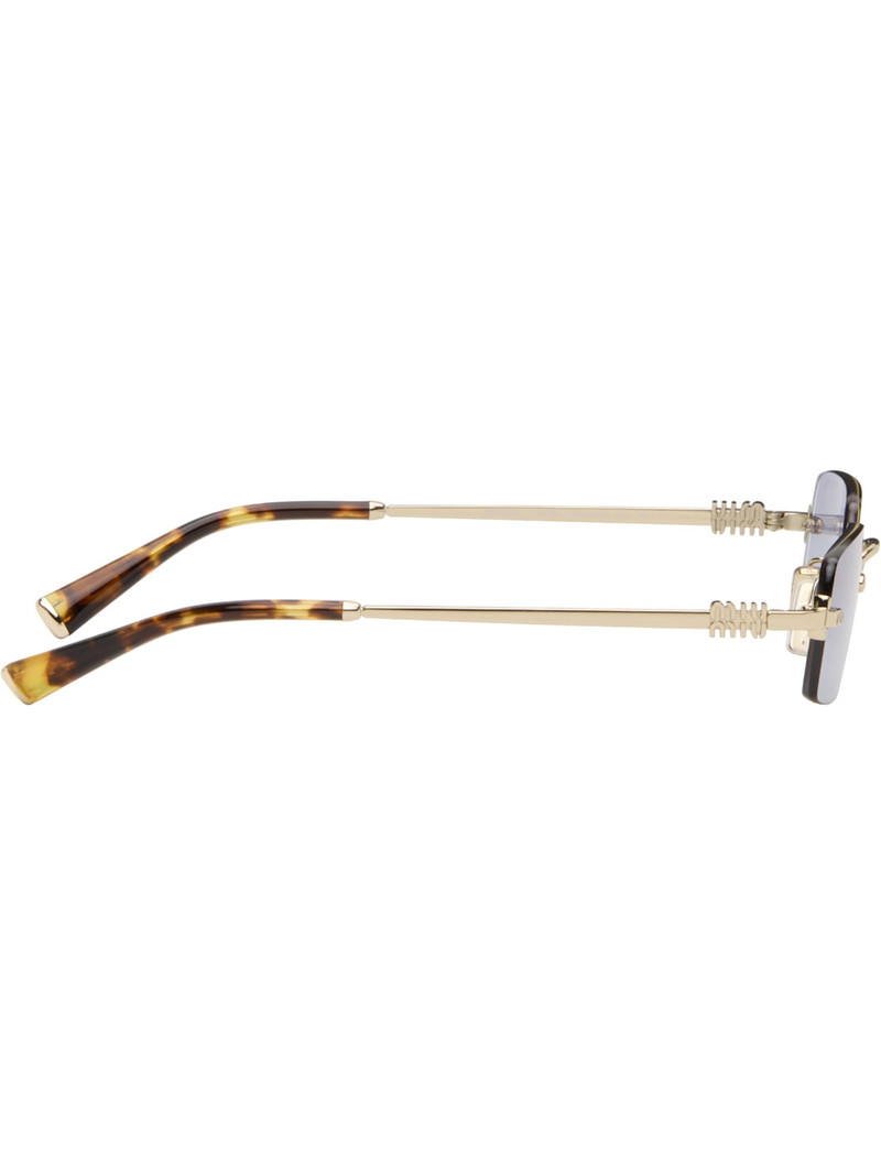 Miu Miu Gold 'Miu Miu Eyewear Collection' Sunglasses outlook