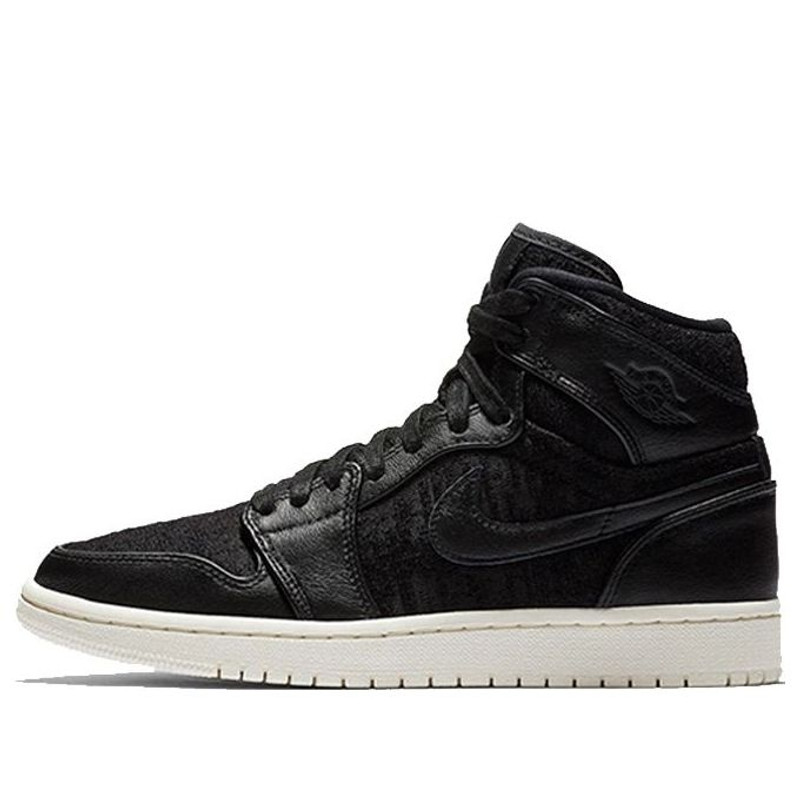 (WMNS) Air Jordan 1 Retro High Premium 'Black' AH7389-001 - 1