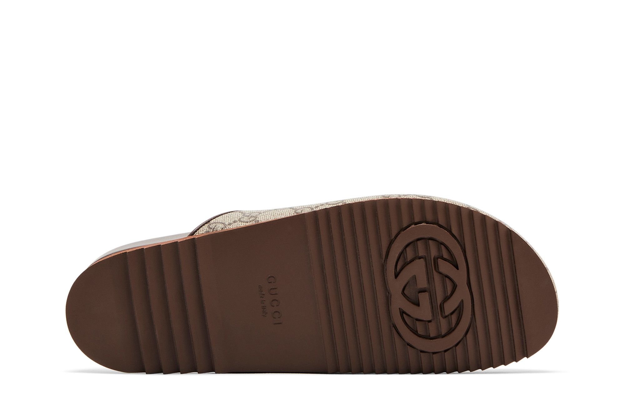 Gucci Wmns Horsebit Slipper 'GG Supreme - Beige' - 4