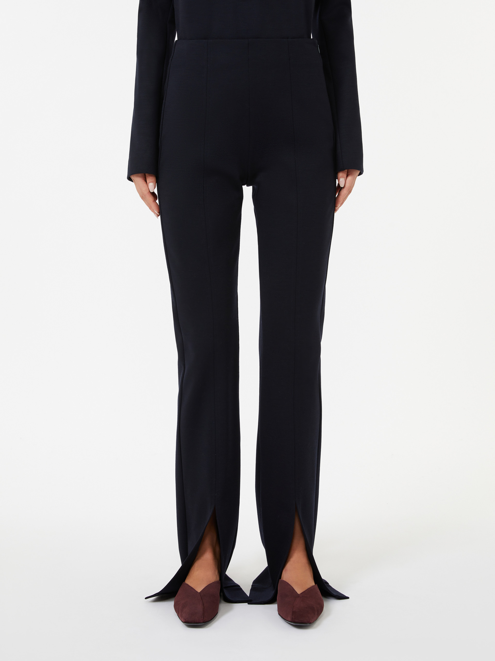 NEBBIA Gabardine and jersey trousers - 3
