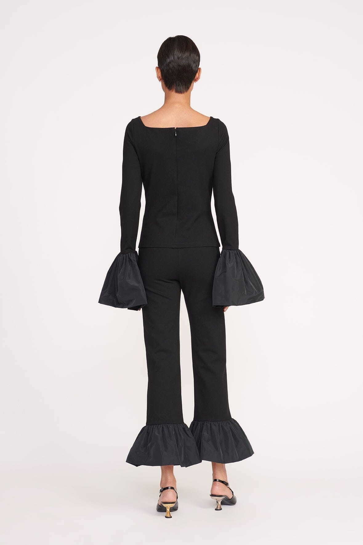 STAUD PAIGE TOP BLACK - 5