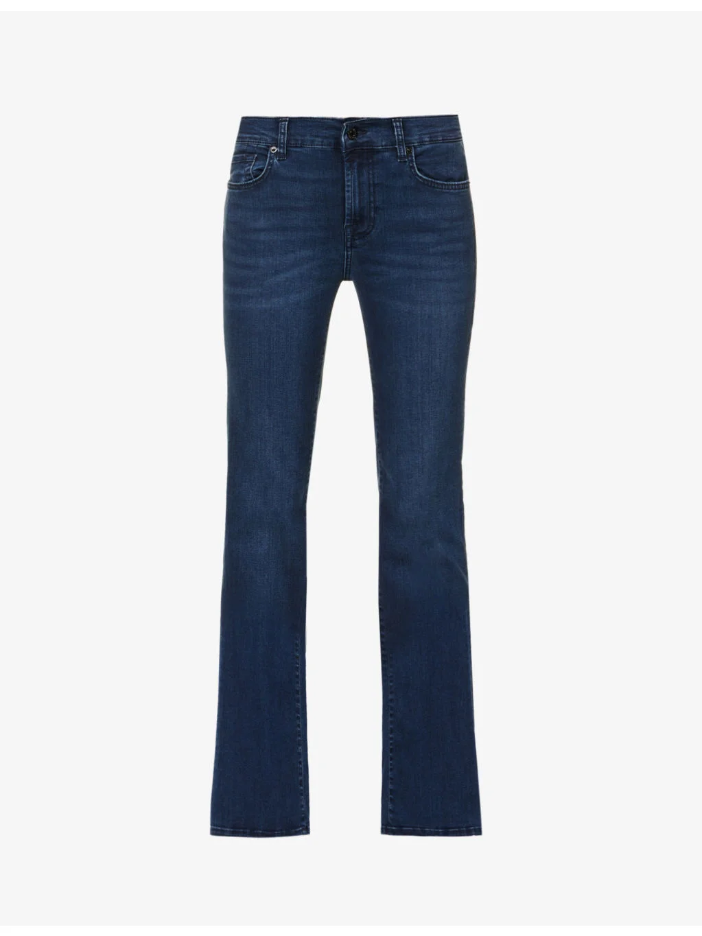 Bair bootcut-leg mid-rise stretch-denim jeans - 1