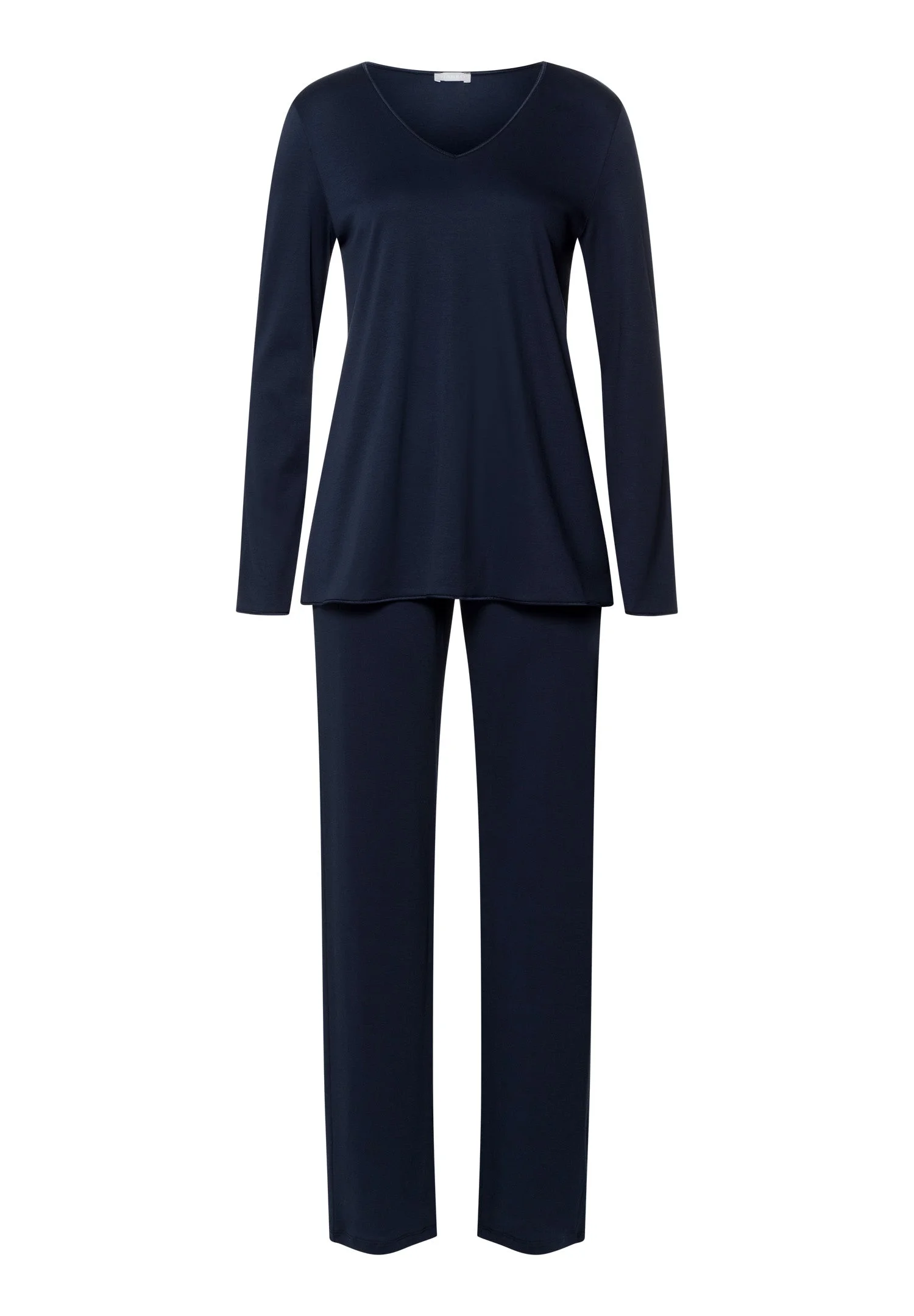 Cotton Silk V-Neck Cotton Pajama Set - 1