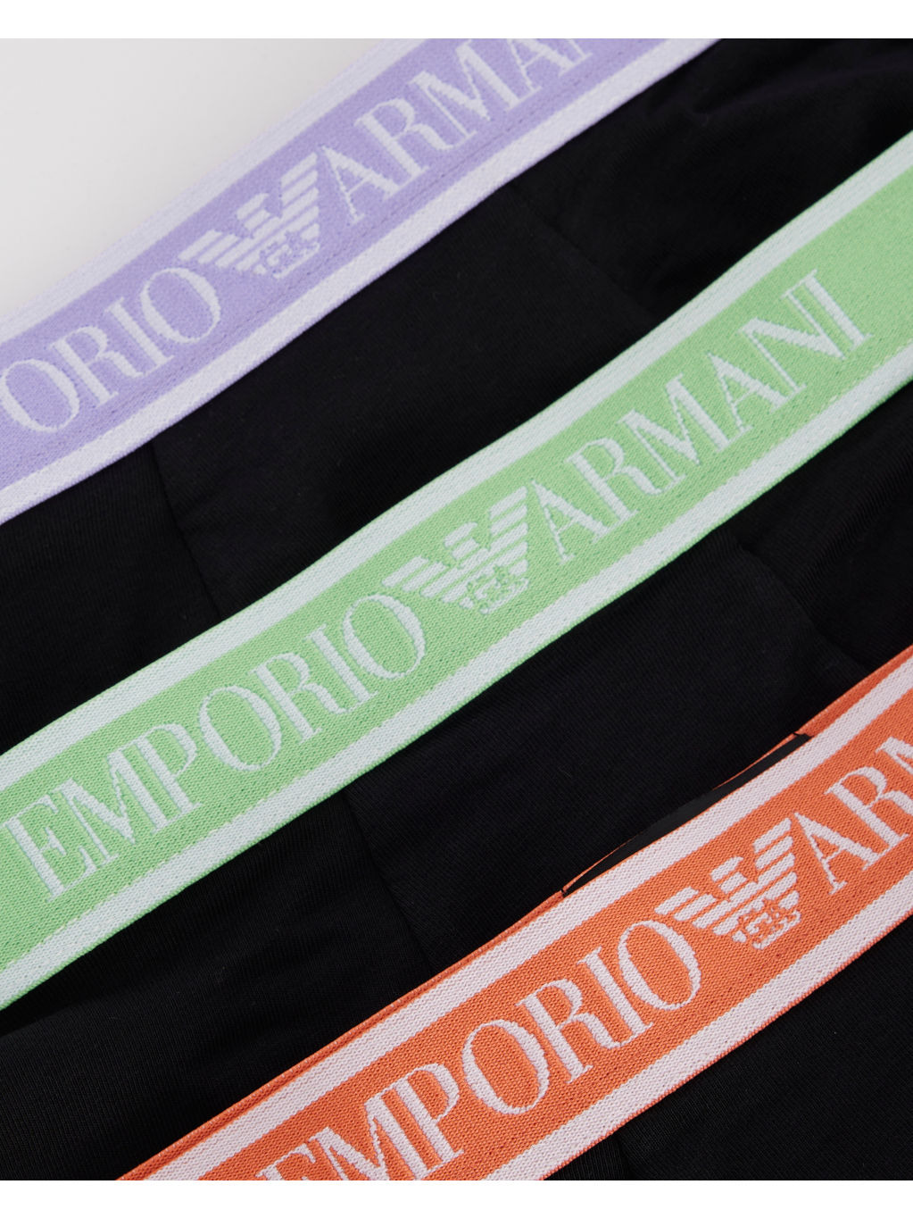 Branded Mid-Rise Pack Of Three Stretch-Cotton Trunks - 5