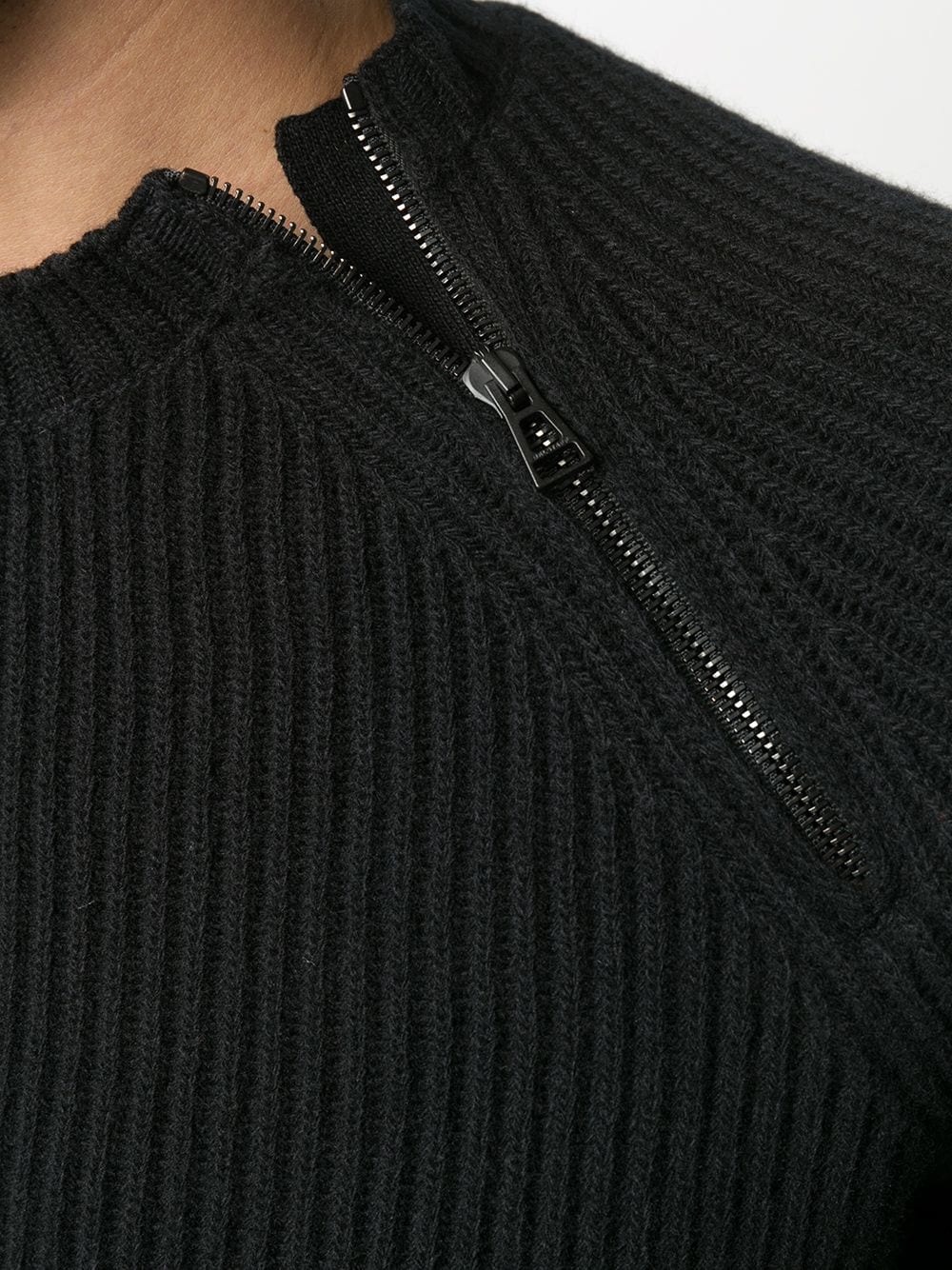 ribbed virgin wool jumper - 5