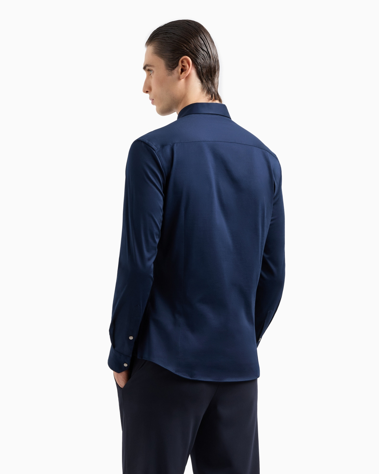 Cotton-jersey zipped shirt - 3