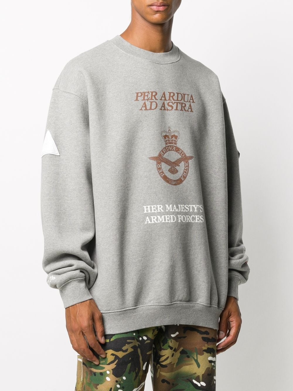 oversized Armed Forced sweatshirt - 3