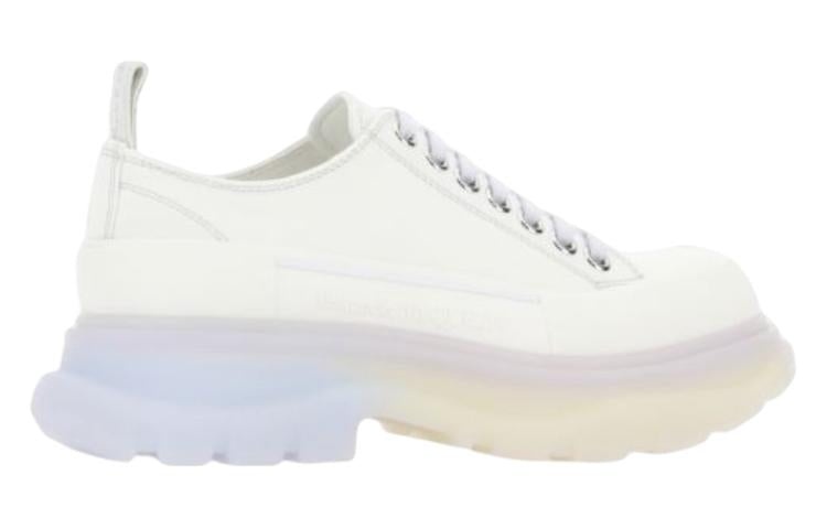(WMNS) Alexander McQueen Tread Slick Low Lace Up Shoes 'White Multi' 697072W4TGN8892 - 4