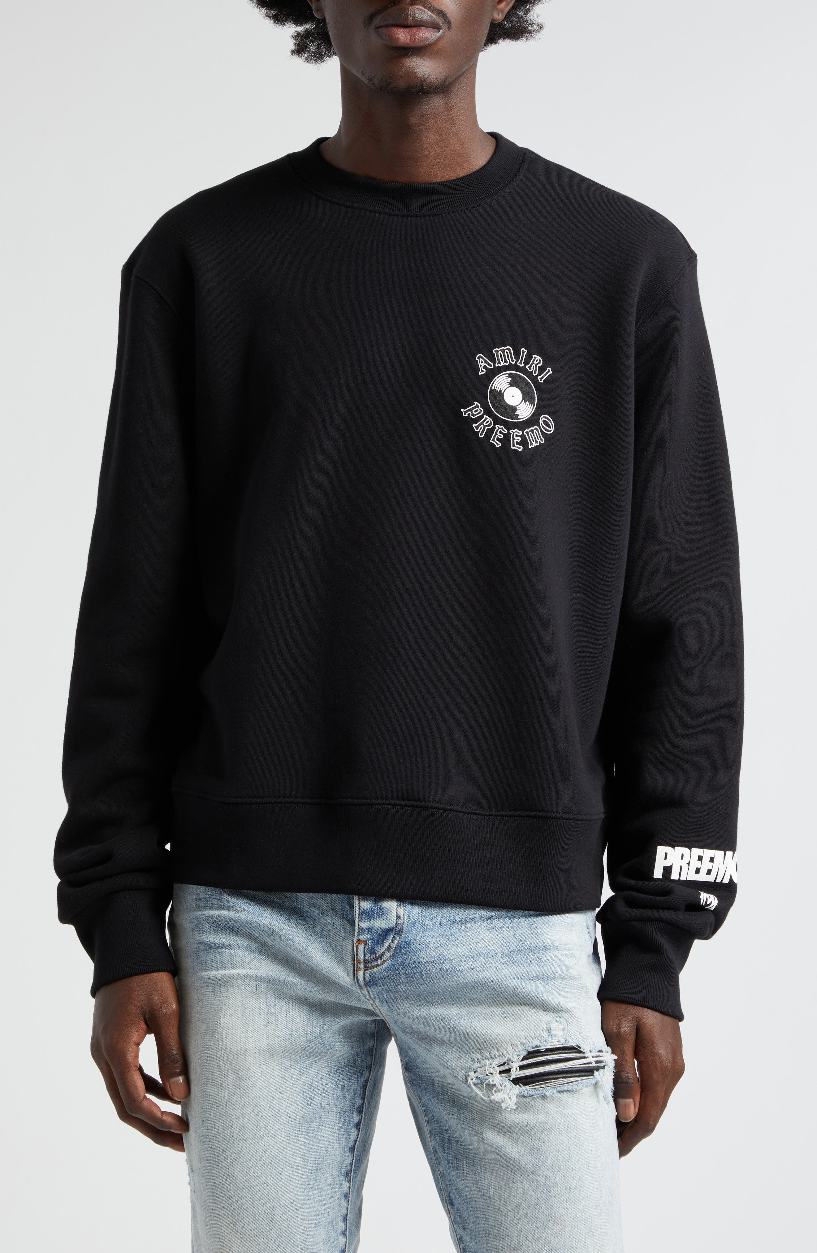 x Premier Records Cotton Graphic Sweatshirt - 1