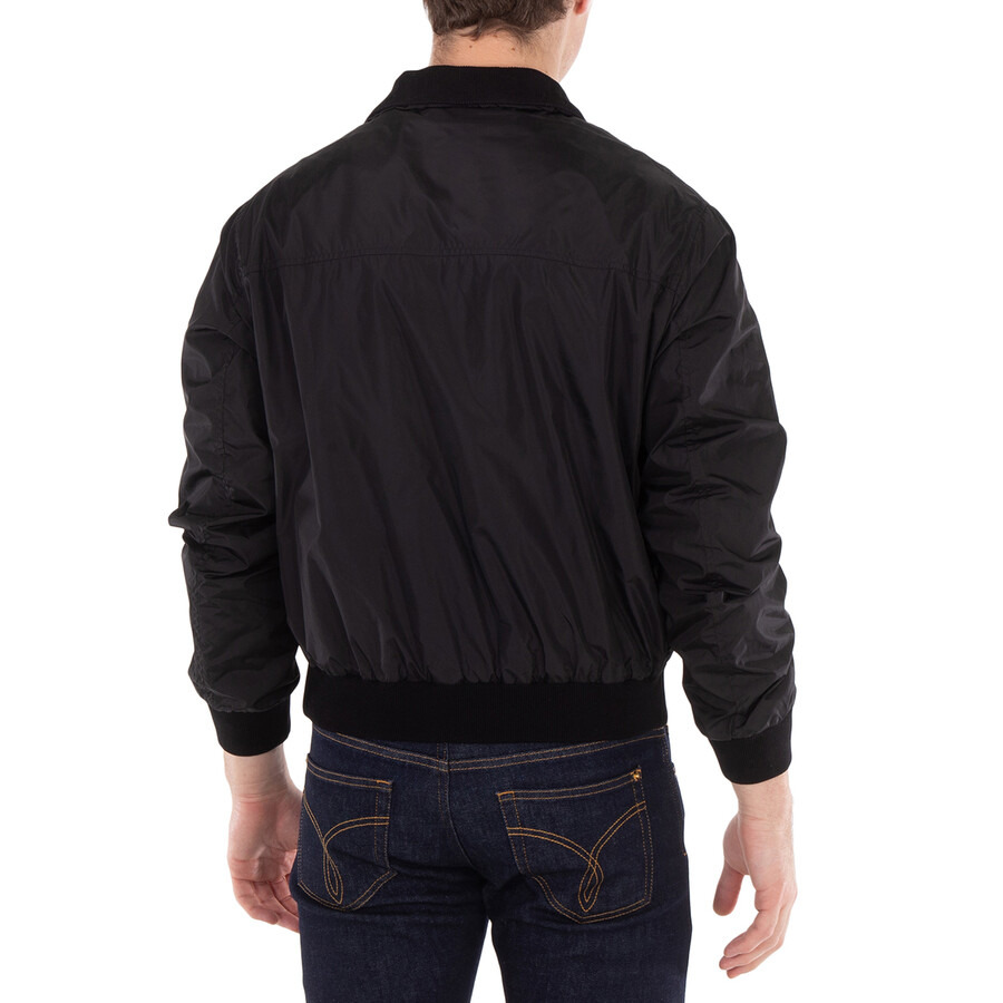 Versace Milano Logo Embroidery Blouson Jacket - 5