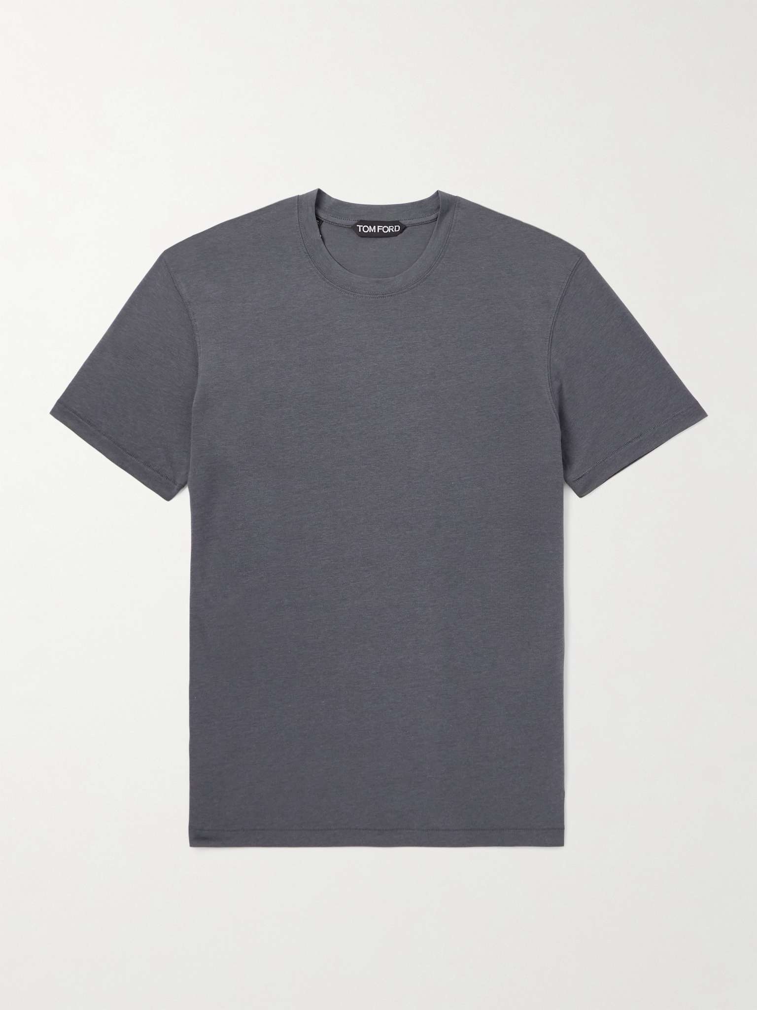 Lyocell and Cotton-Blend Jersey T-Shirt - 1