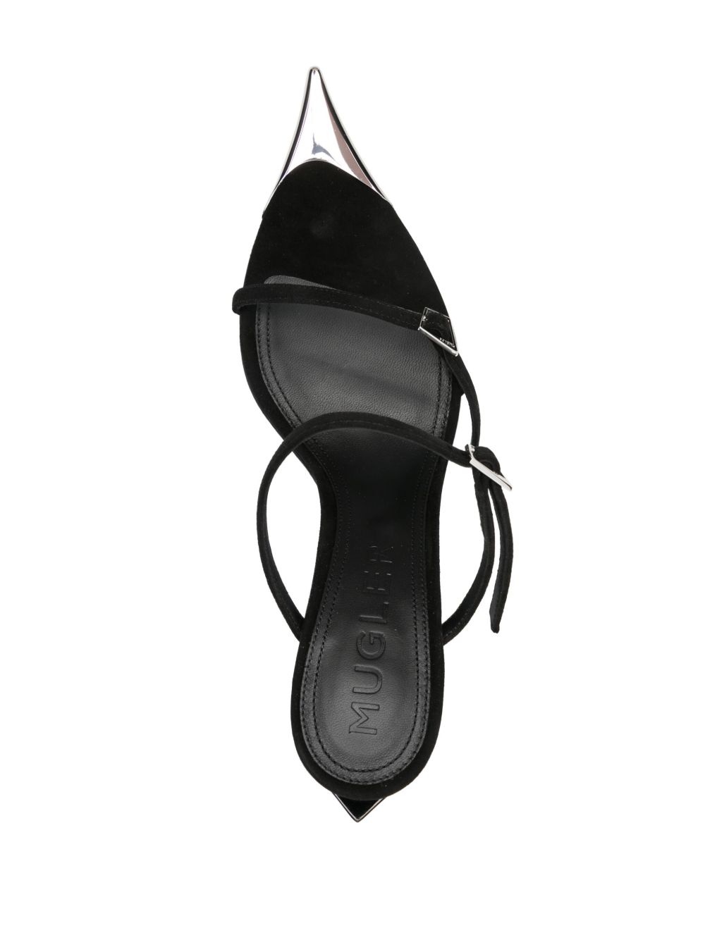 95mm suede sandals - 4