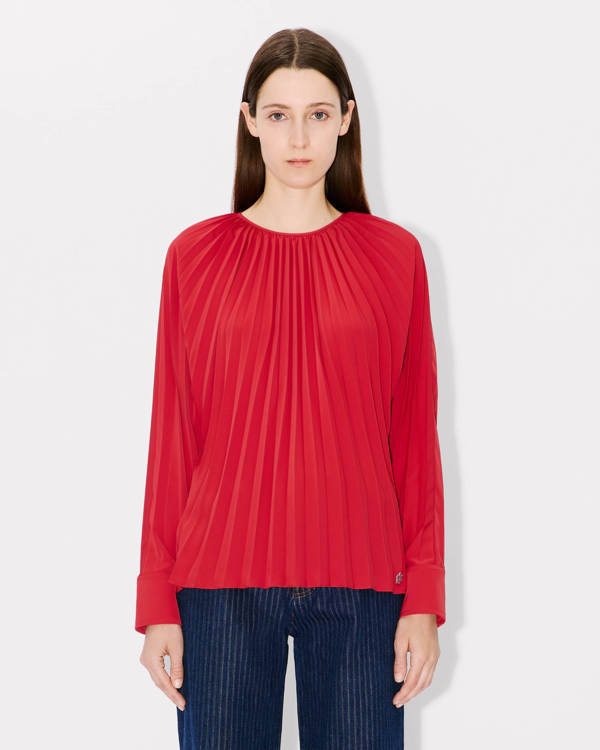 'Sun-ray' pleated blouse - 3