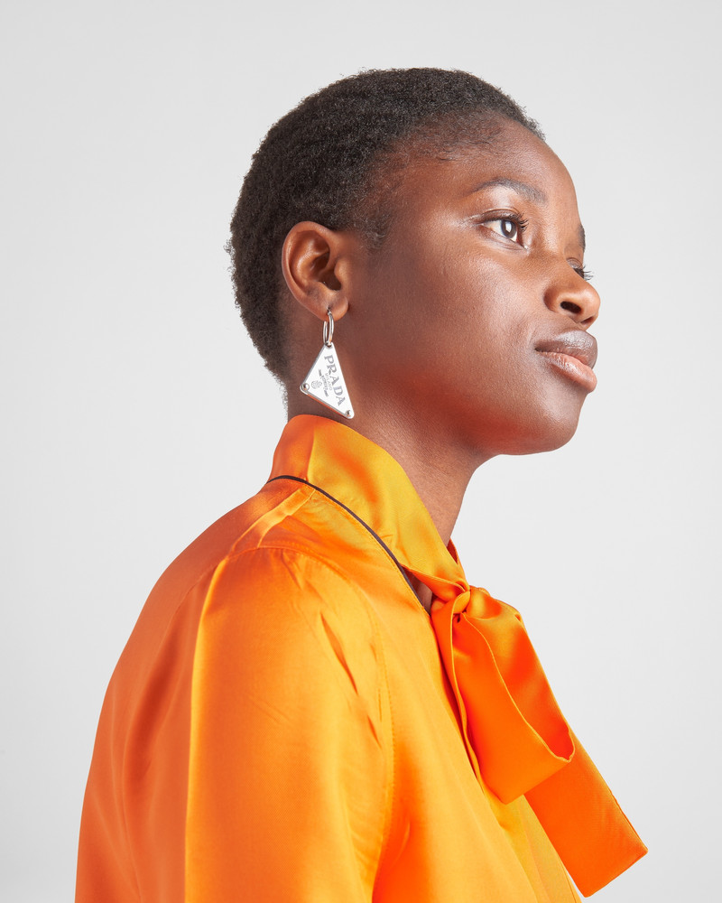 Prada Prada Symbole pendant right earring outlook