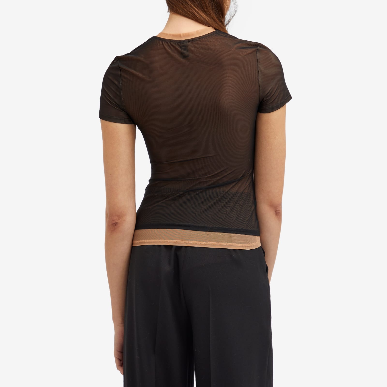 SIR. The Label Delta Overlay Mesh T-Shirt - 3