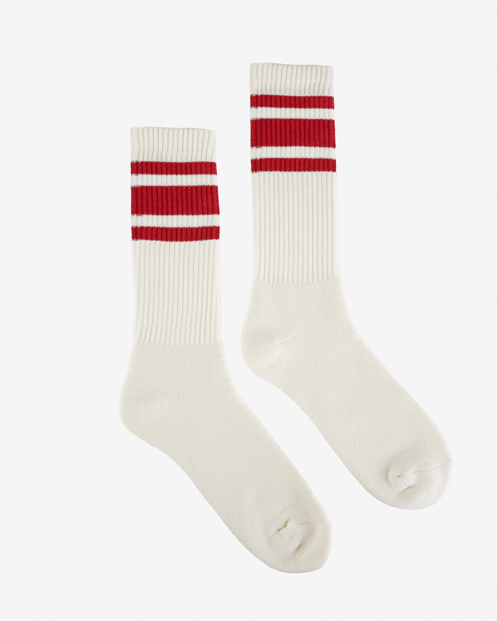 DEC-80-RED2 Decka 80s Skater Socks - Red - 1