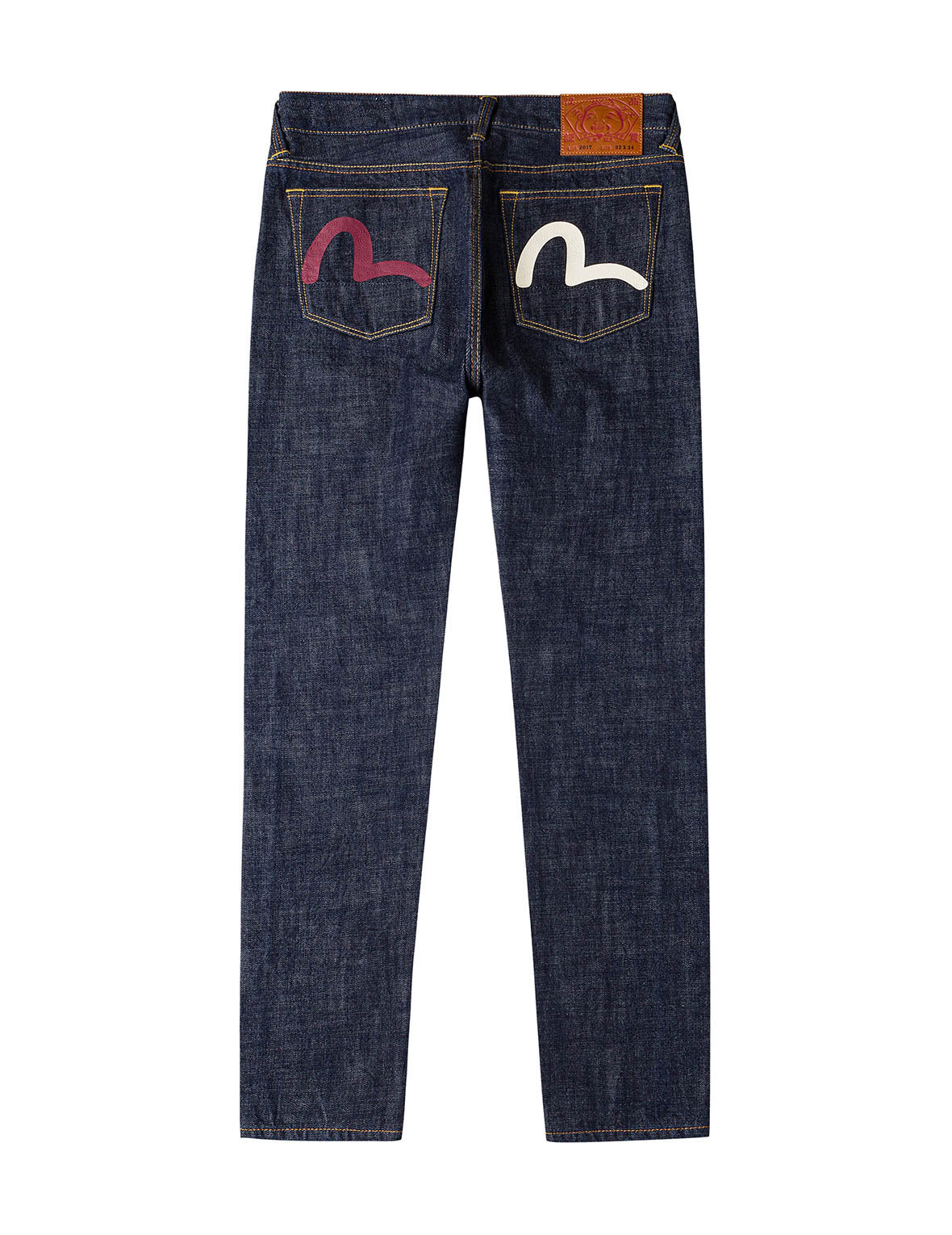 Seagull Print and Pockets Carrot Fit Jeans #2017 - 10
