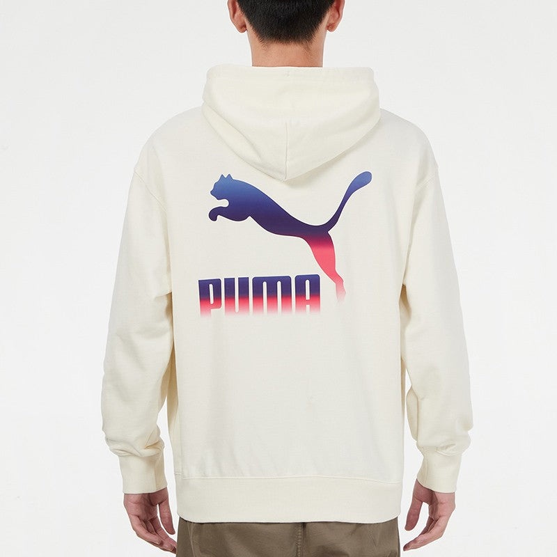 PUMA Logo Hoodie 'Cream' 534443-73 - 4