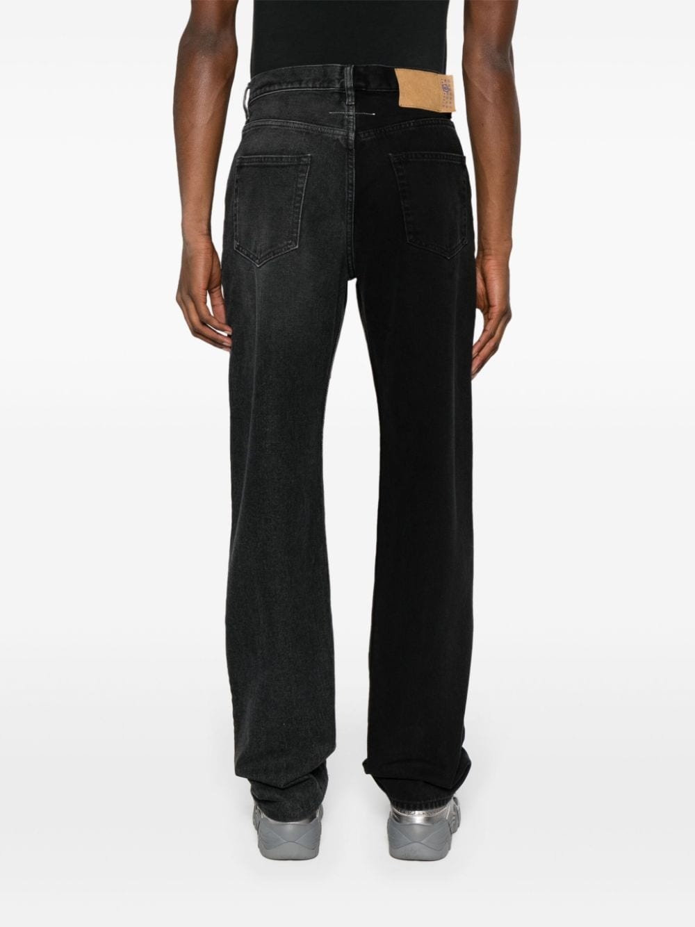 mid-rise straight-leg jeans - 4