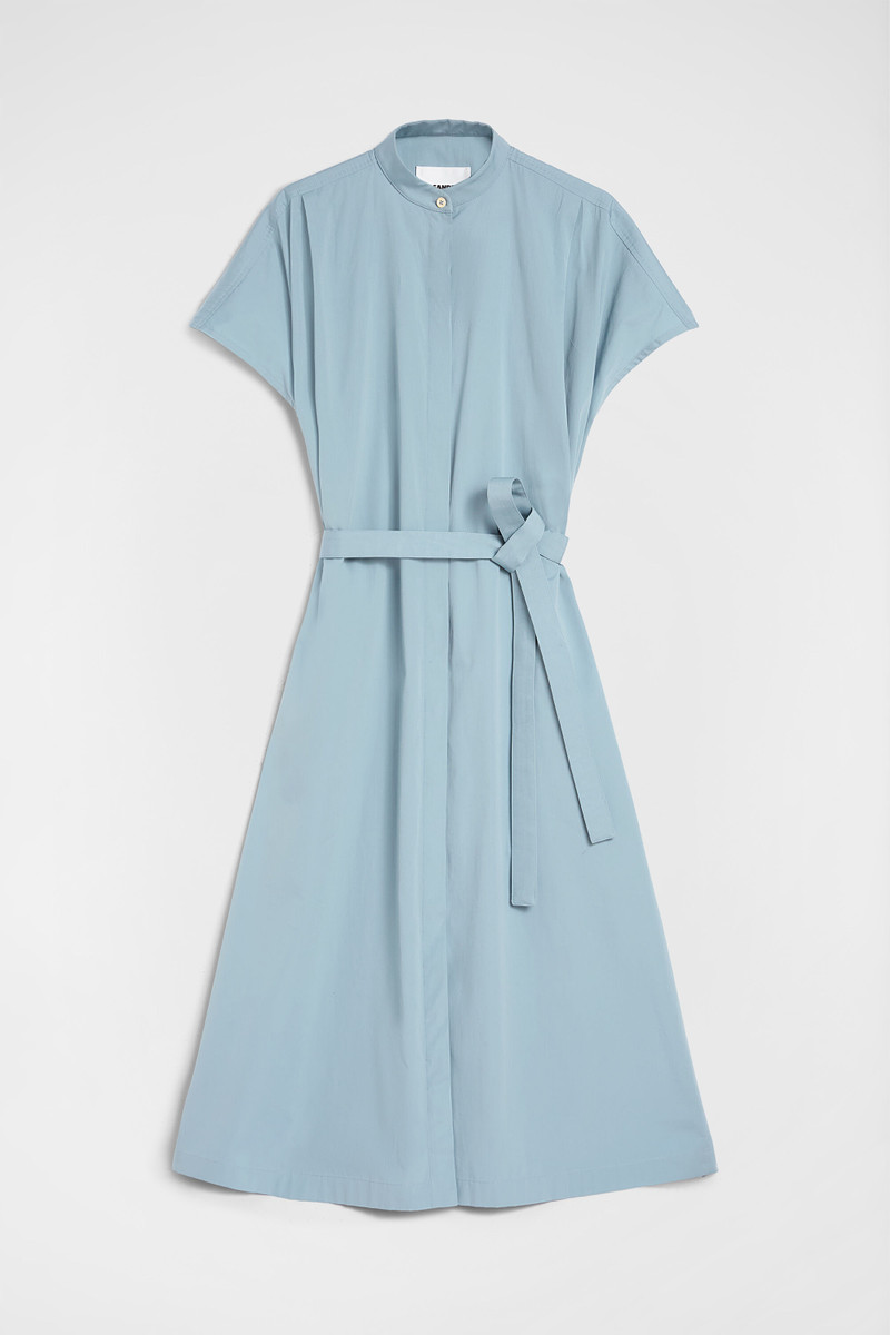 Cotton Poplin Belted Dress 1
