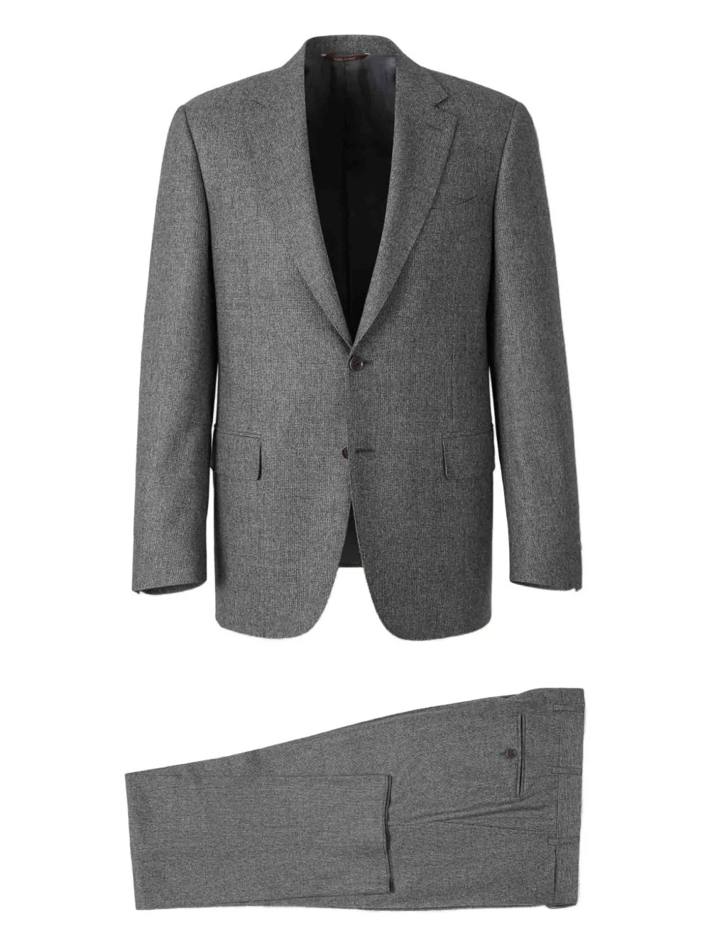 notched-lapel single-breasted suit - 1