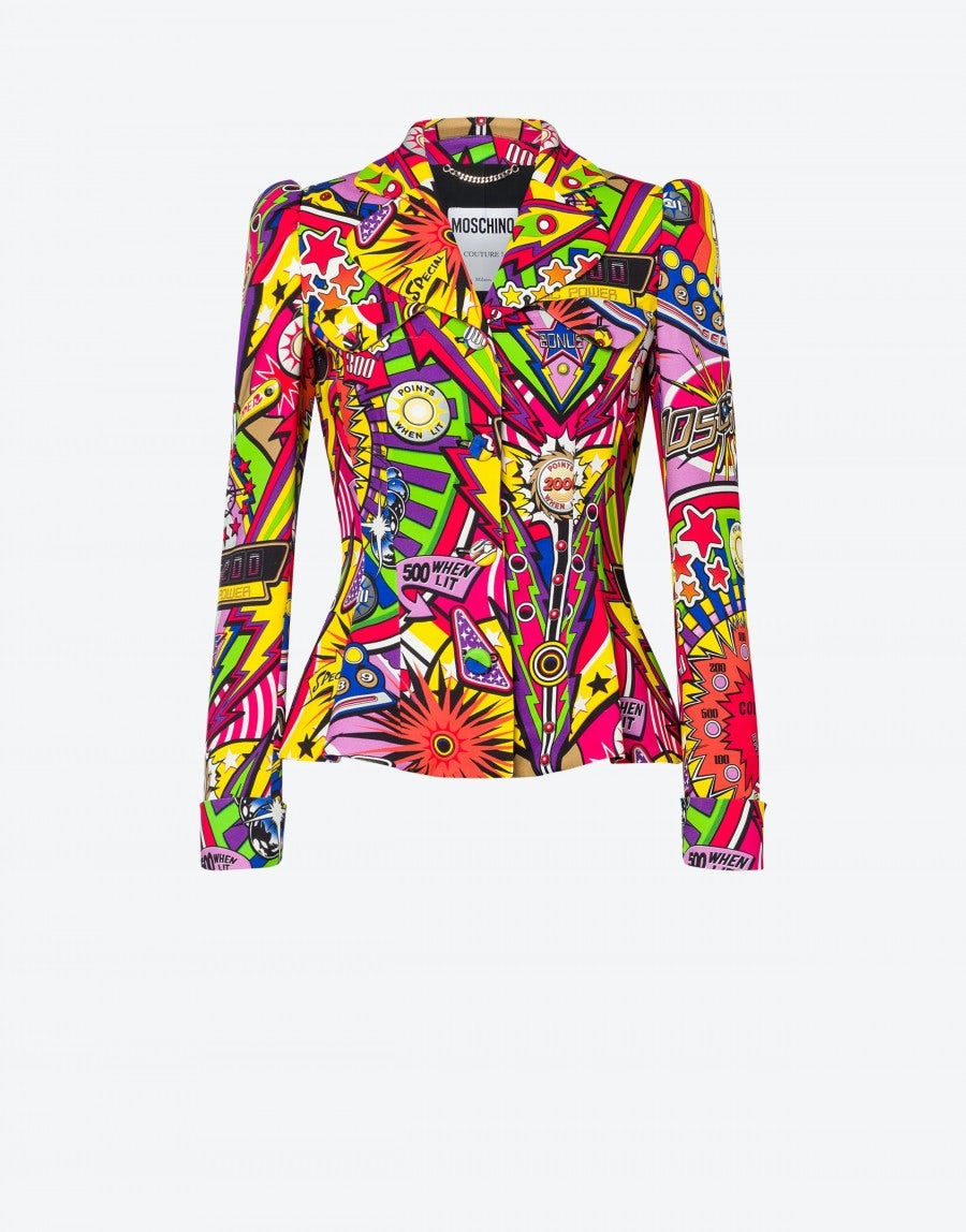 PINBALL PRINT CADY JACKET - 1