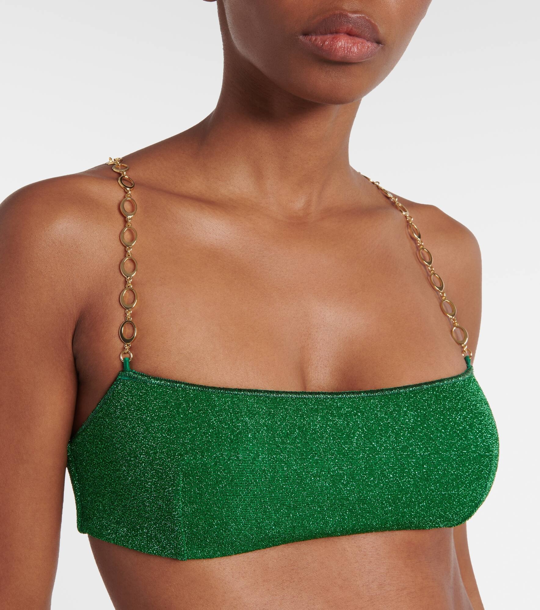 Lumière O Chain lamé bikini - 4