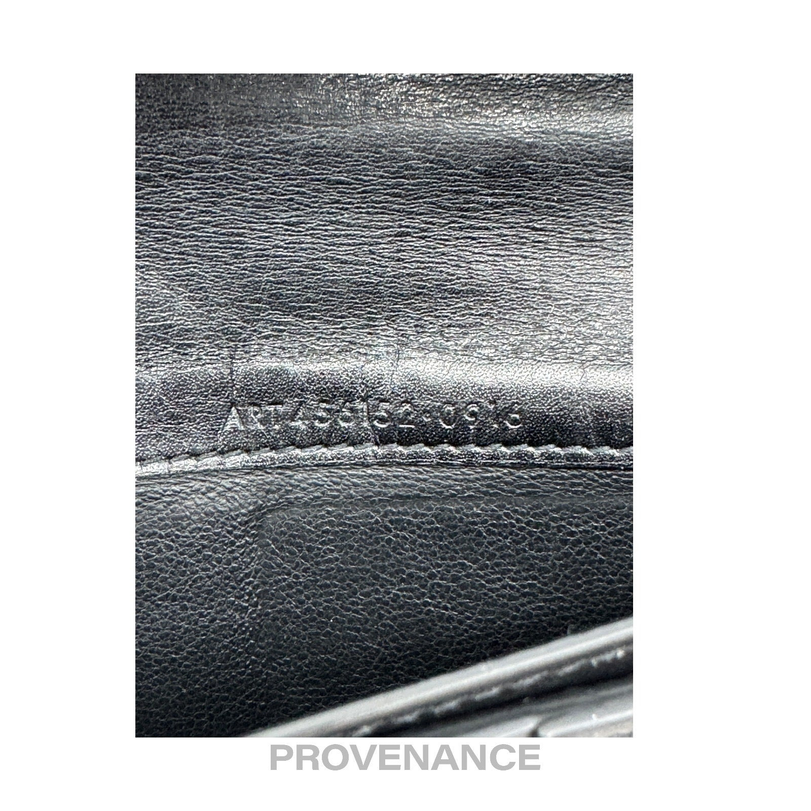 Saint Laurent Paris SLP Long Wallet - Black Calfskin Leather - 8