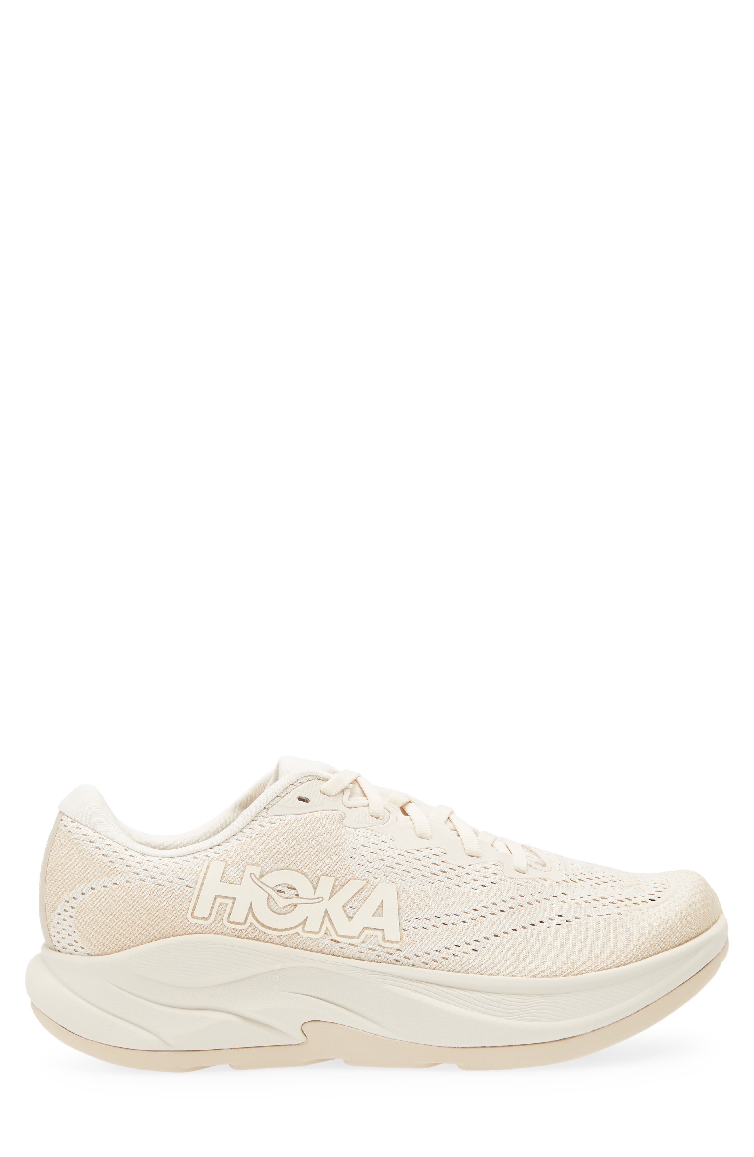 HOKA Rincon 4 Running Shoe in Oatmeal /Oat Milk at Nordstrom - 3